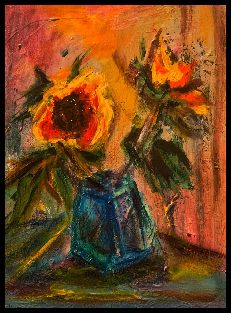 Dancing Sunflowers
9x12